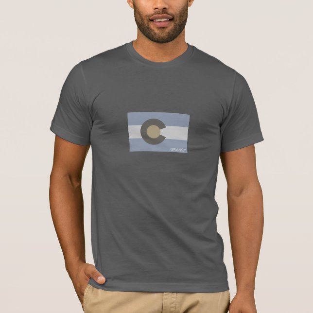 Granby, Colorado - Asphalt T-Shirt (Front)