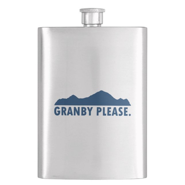 Granby Colorado Please Flask (Front)