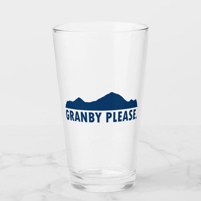 Granby Colorado Please Glass (Front)