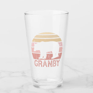 Granby Colorado Retro Bear Glass