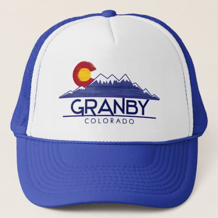 Granby Colorado Wood Mountains Hat