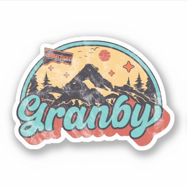 Granby, Connecticut Sticker (Front)