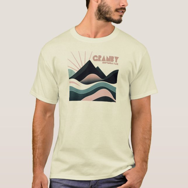 Granby Provincial Park Colored Hills T-Shirt (Front)