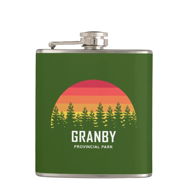 Granby Provincial Park Flask (Front)