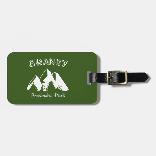 Granby Provincial Park Luggage Tag (Front Horizontal)