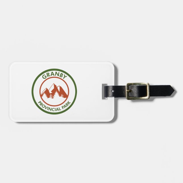Granby Provincial Park Luggage Tag (Front Horizontal)