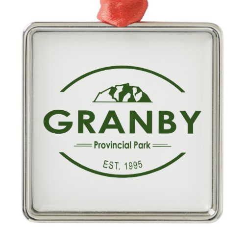 Granby Provincial Park Metal Ornament