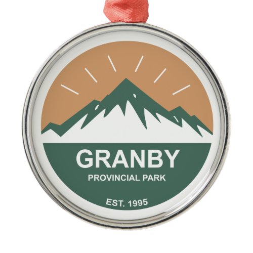 Granby Provincial Park Metal Ornament