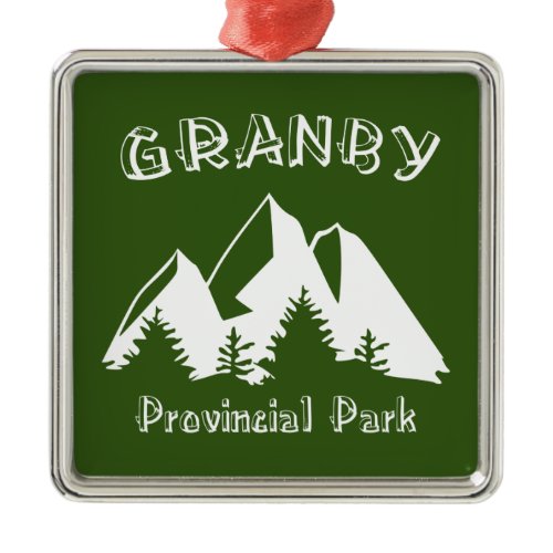 Granby Provincial Park Metal Ornament