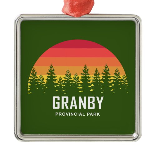 Granby Provincial Park Metal Ornament