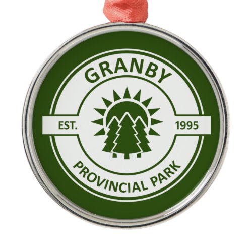 Granby Provincial Park Metal Ornament
