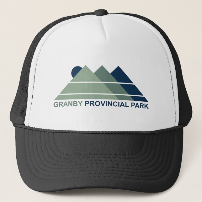 Granby Provincial Park Mountain Sun Trucker Hat (Front)