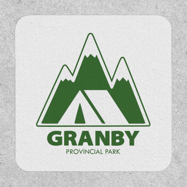 Granby Provincial Park Mountains Camping Patch (Front)