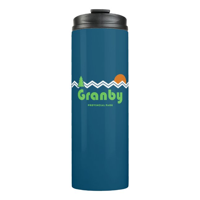 Granby Provincial Park Retro Thermal Tumbler (Front)