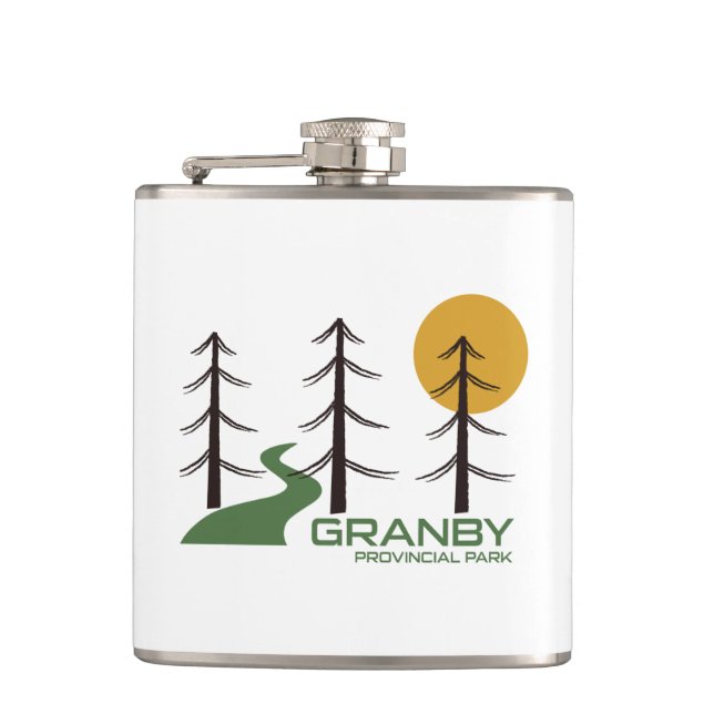 Granby Provincial Park Trail Flask (Front)