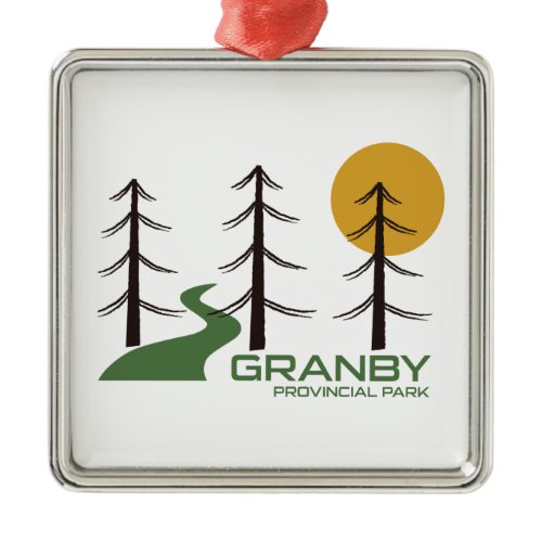 Granby Provincial Park Trail Metal Ornament