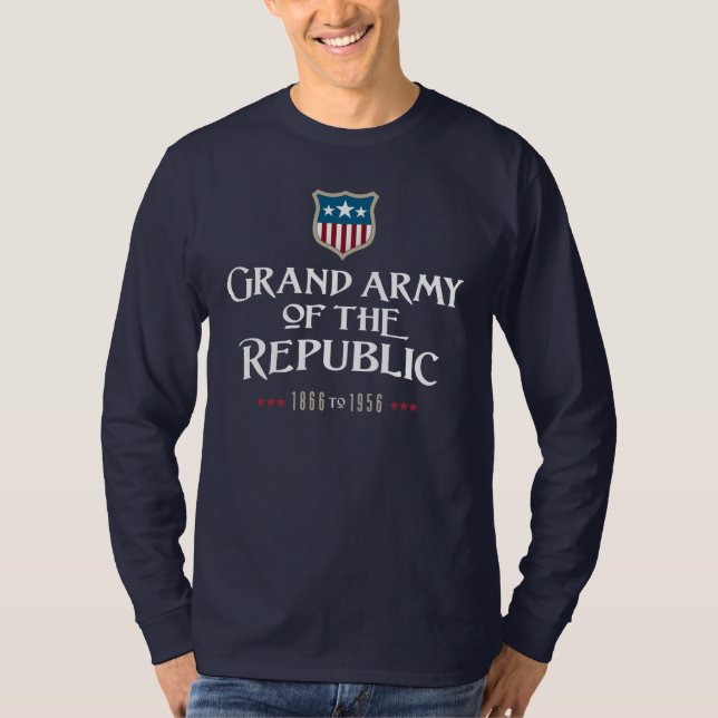 Grand Army of the Republic - 1866 to 1956 DARK T-Shirt (Front)