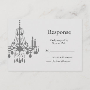 Grand Ballroom RSVP (gray) Card