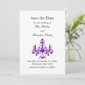 Grand Ballroom Save the Date (purple) (Standing Front)