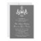 Grand Ballroom Wedding Invitation 2 (gray)