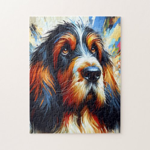 Grand Basset Griffon Vendéen Dog Acrylic Print Jigsaw Puzzle