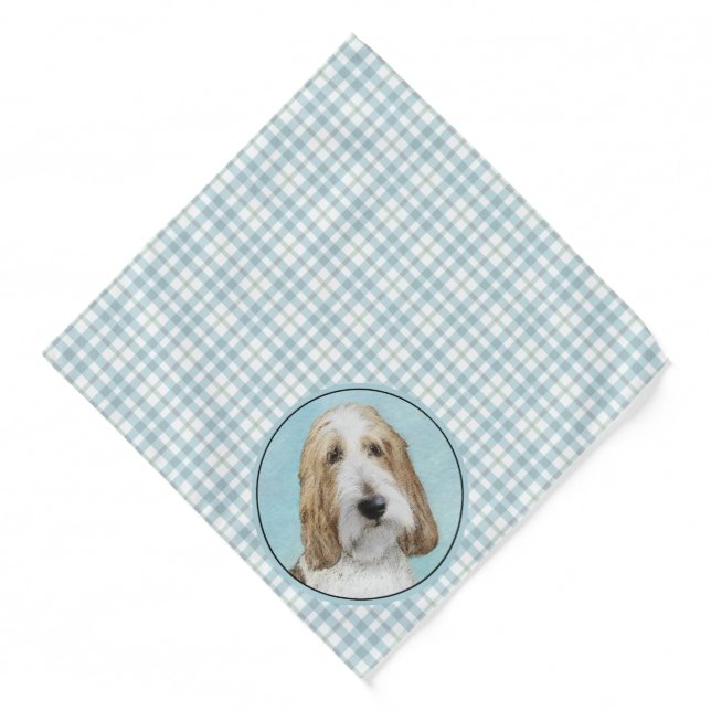 Grand Basset Griffon Vendeen GBGV Original Dog Art Bandana (Front)