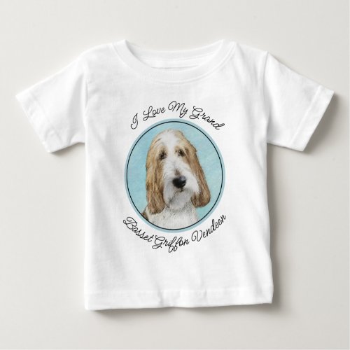 Grand Basset Griffon Vendeen _ Original Dog Art Ba Baby T_Shirt