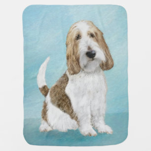 Grand Basset Griffon Vendeen - Original Dog Art Baby Blanket