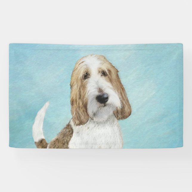 Grand Basset Griffon Vendeen - Original Dog Art Banner (Horizontal)