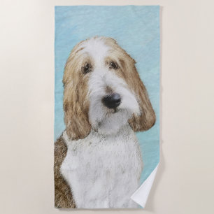 Grand Basset Griffon Vendeen - Original Dog Art Beach Towel