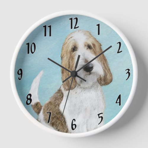 Grand Basset Griffon Vendeen _ Original Dog Art Clock