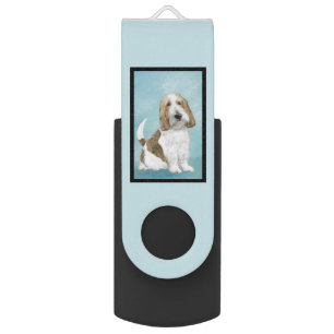 Grand Basset Griffon Vendeen - Original Dog Art Flash Drive