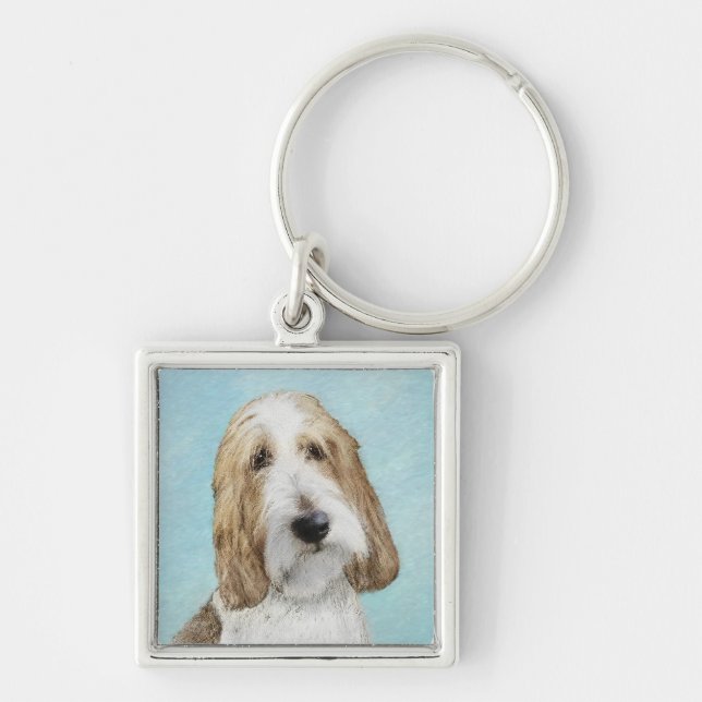 Grand Basset Griffon Vendeen - Original Dog Art Keychain (Front)