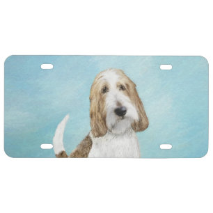 Grand Basset Griffon Vendeen - Original Dog Art License Plate