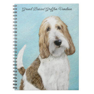 Grand Basset Griffon Vendeen - Original Dog Art Notebook