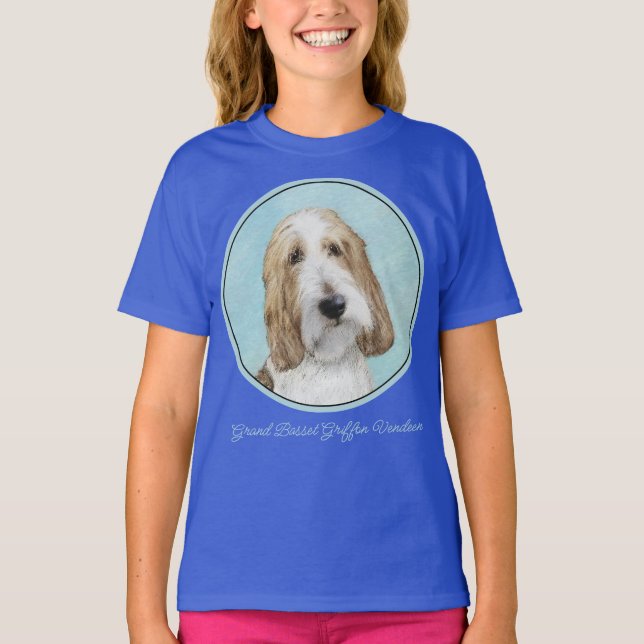 Grand Basset Griffon Vendeen - Original Dog Art T- T-Shirt (Front)