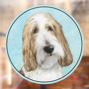 Grand Basset Griffon Vendeen - Original Dog Art Window Cling
