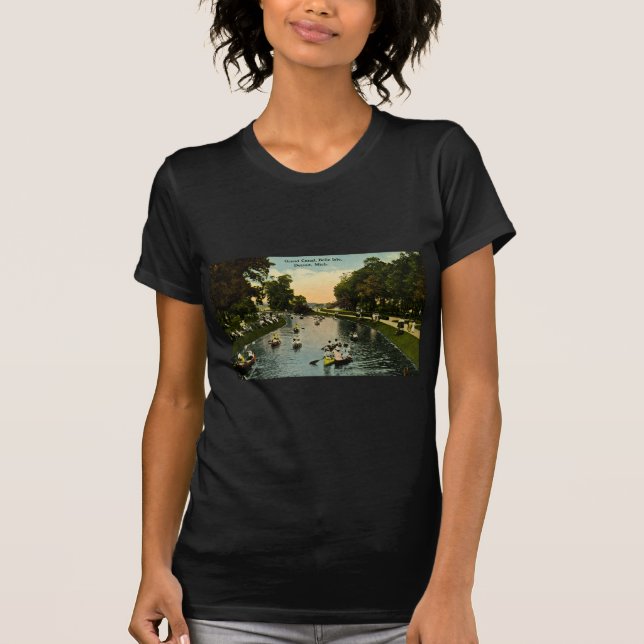 Grand Canal Belle Isle, Detroit, Michigan T-Shirt (Front)
