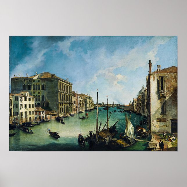 Grand Canal by Canaletto Poster (Front)