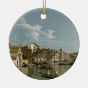 Grand Canal from Palazzo Flangini to Palazzo Bembo Ceramic Ornament