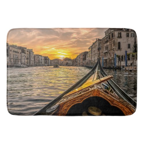 Grand Canal Gondola Ride in Venice Italy Bath Mat