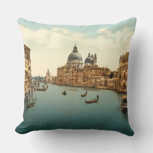 Grand Canal I Venice Italy Throw Pillow