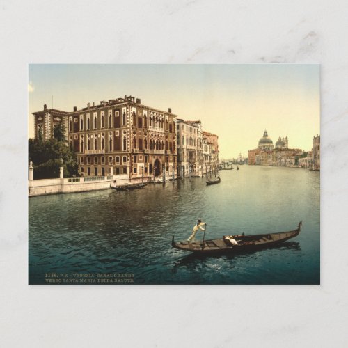 Grand Canal II Venice Italy Postcard