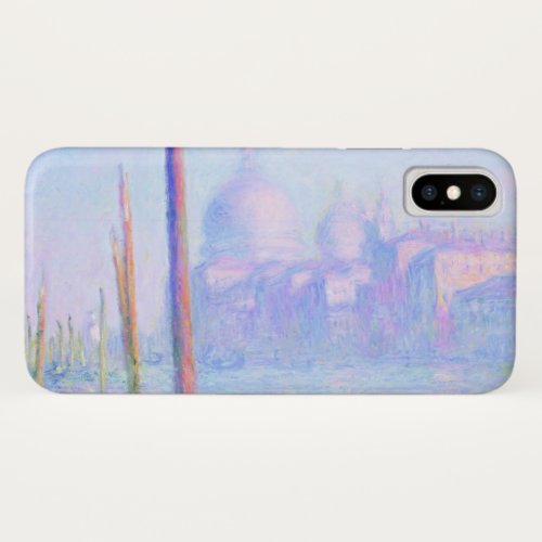 Grand Canal in Venice by Claude Monet iPhone X Case