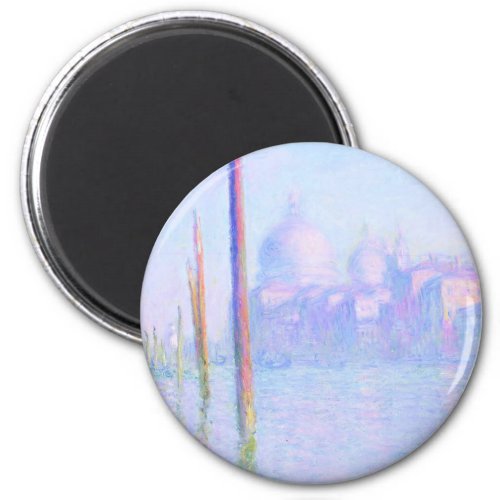 Grand Canal in Venice by Claude Monet Magnet