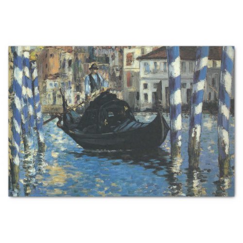 GRAND CANAL IN VENICE BY EDOURD MANET TISSUE PAPER