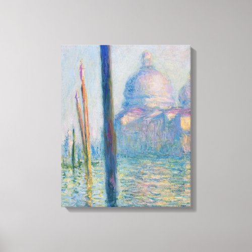 Grand Canal Monet Venice Italy Classic Painting Canvas Print