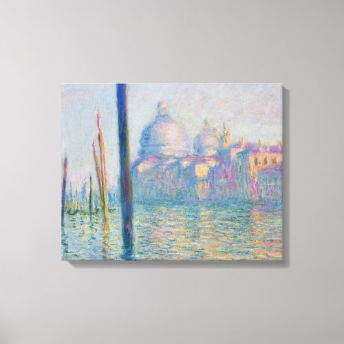 Grand Canal Monet Venice Italy Classic Painting Canvas Print