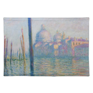 Grand Canal Monet Venice Italy Classic Painting Cloth Placemat