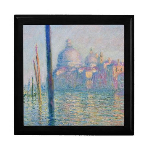 Grand Canal Monet Venice Italy Classic Painting Keepsake Box